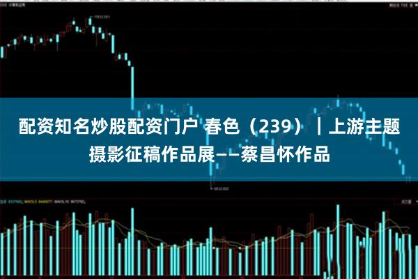 配资知名炒股配资门户 春色(239)|上游主题摄影征稿作品展——蔡昌怀作品